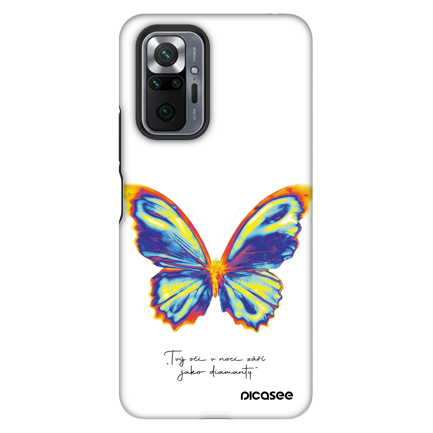 Picasee Fashion Case na Xiaomi Redmi Note 10 Pro - Diamanty White
