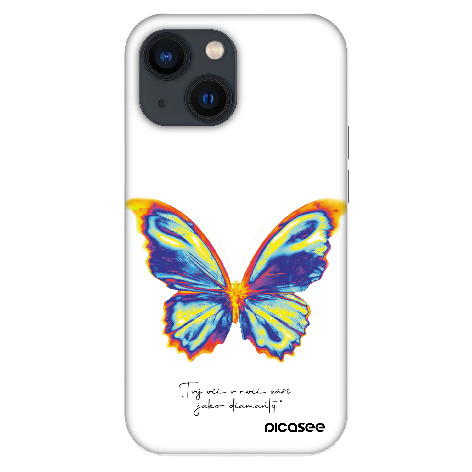 Picasee Fashion Case na Apple iPhone 13 mini - Diamanty White
