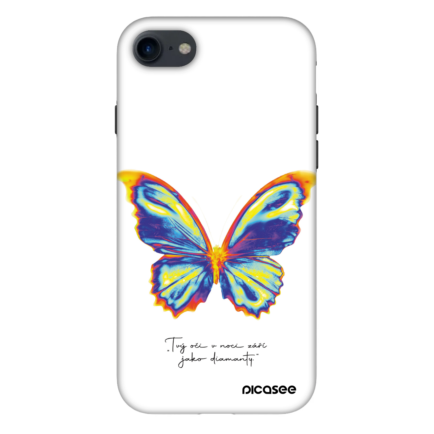 Picasee Fashion Case na Apple iPhone 7 - Diamanty White