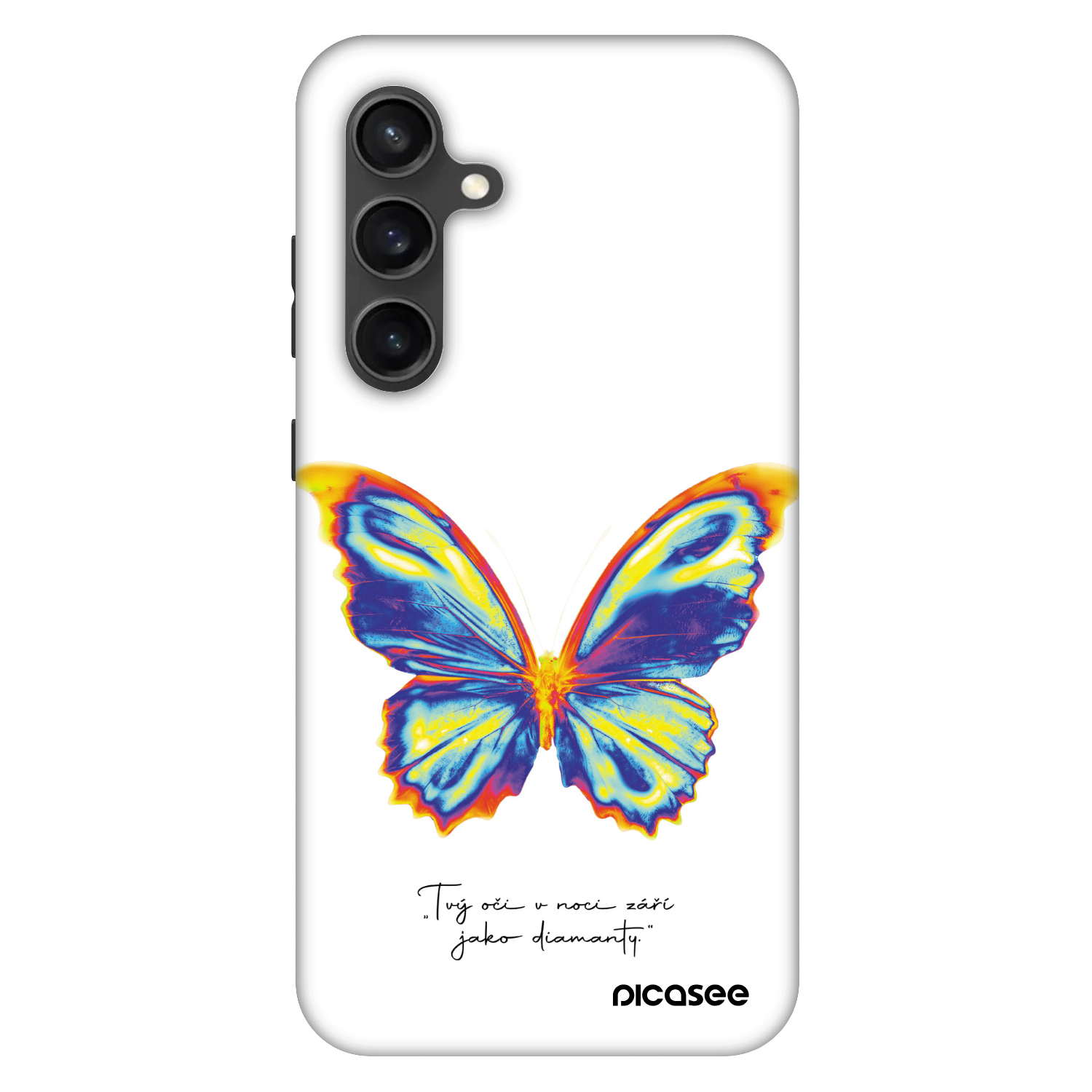 Picasee Fashion Case na Samsung Galaxy S24 FE S721B - Diamanty White