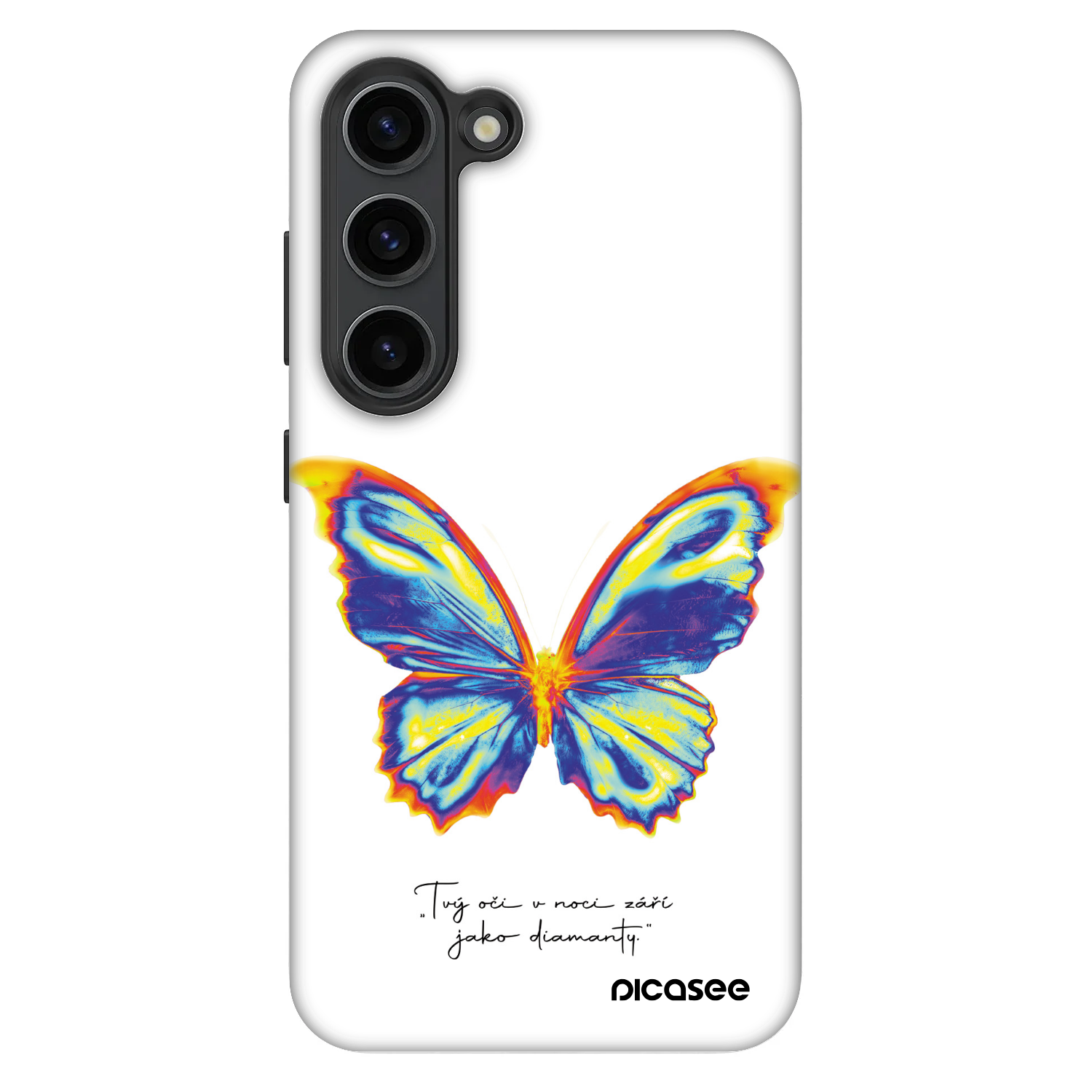 Picasee Fashion Case na Samsung Galaxy S23 5G - Diamanty White