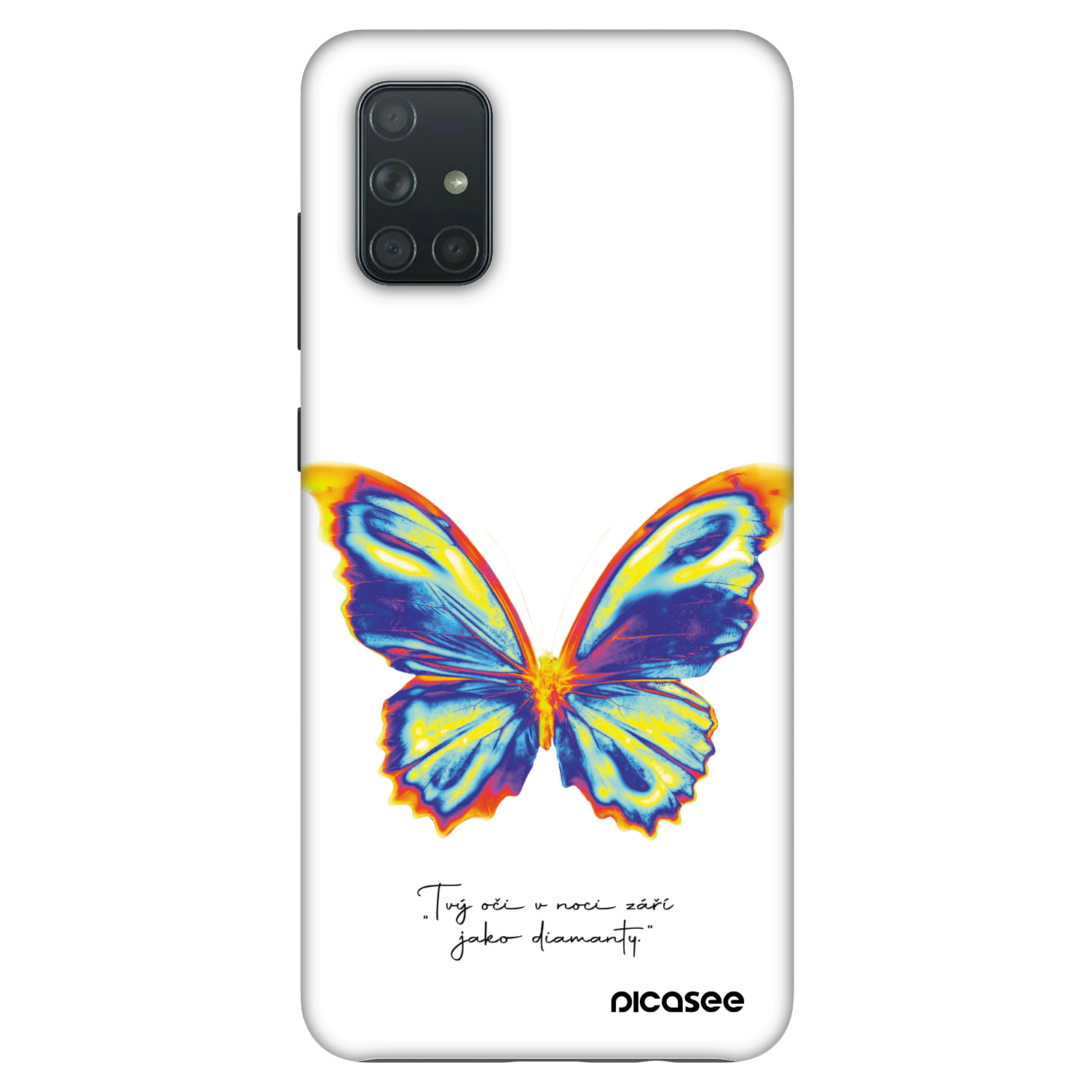 Picasee Fashion Case na Samsung Galaxy A71 A715F - Diamanty White