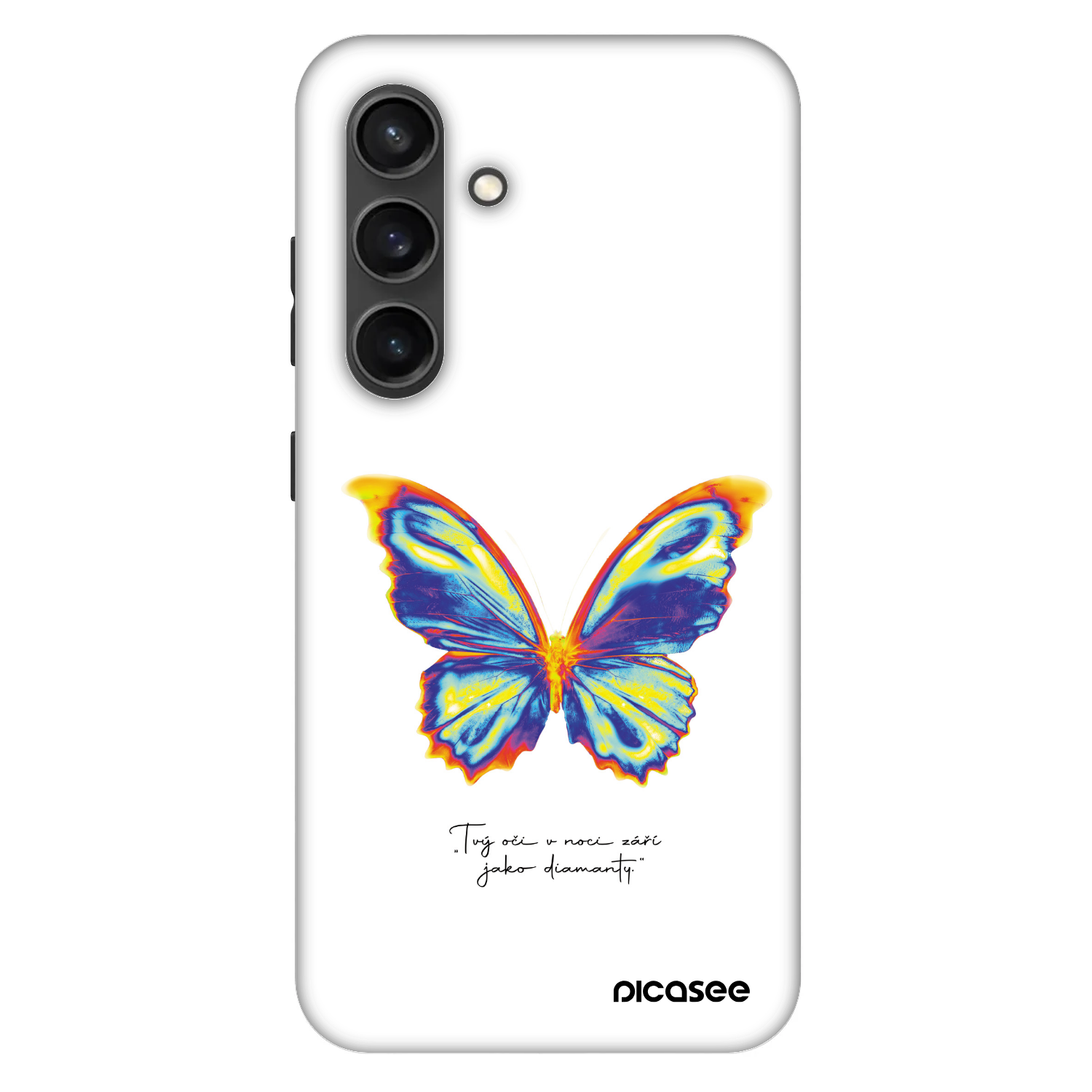 Picasee Fashion Case PowerShare pro Samsung Galaxy S24+ S926B 5G - Diamanty White