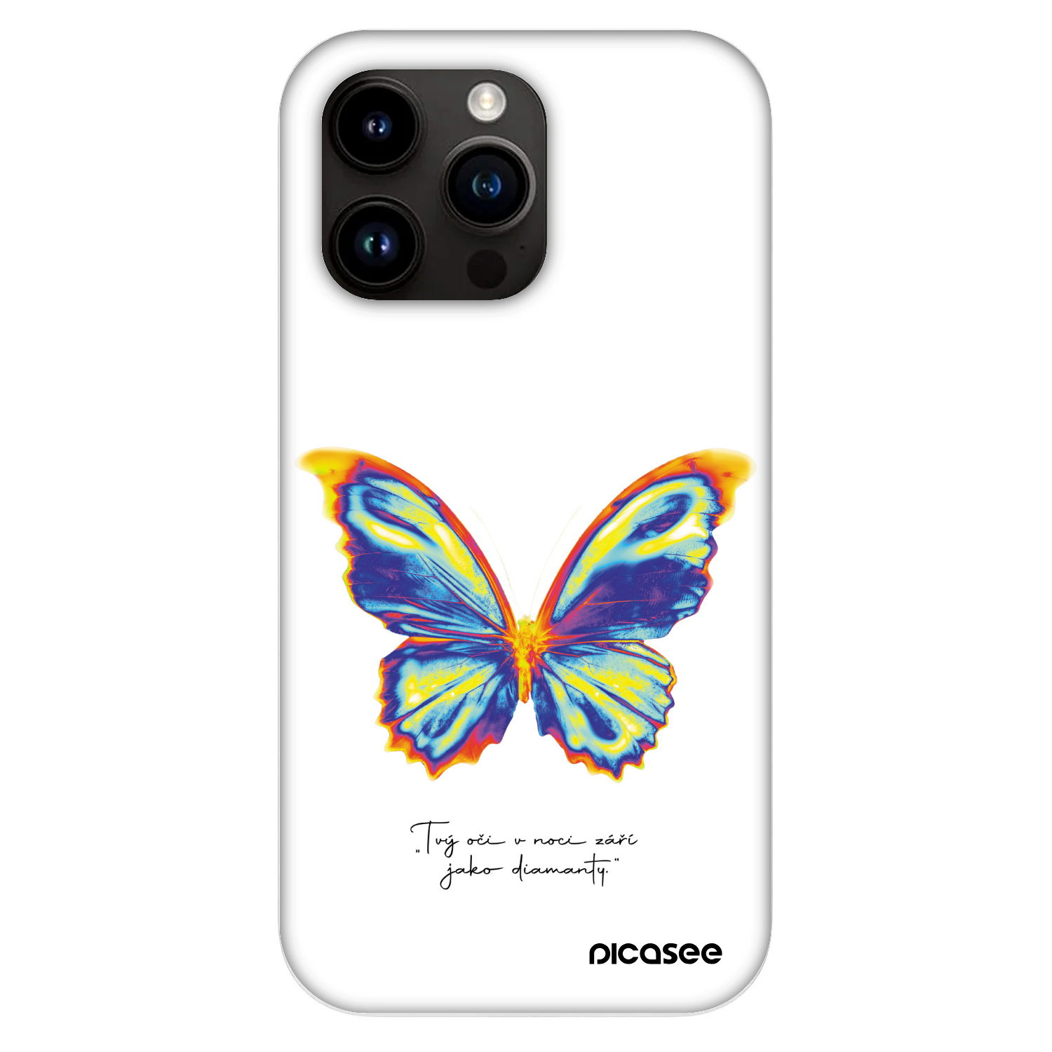 Picasee Fashion Case MagSafe na Apple iPhone 13 Pro - Diamanty White