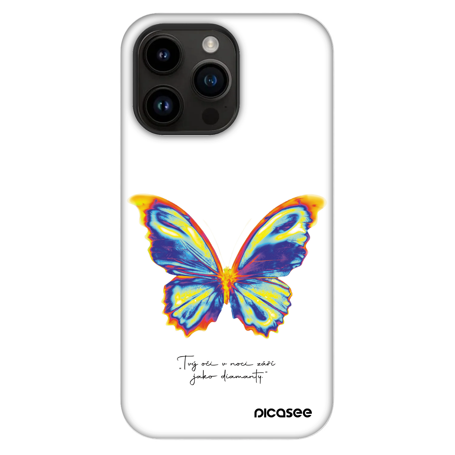Picasee Fashion Case MagSafe na Apple iPhone 14 Pro Max - Diamanty White