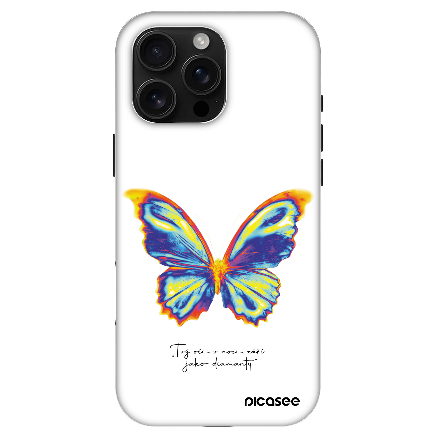 Picasee Fashion Case MagSafe na Apple iPhone 16 Pro Max - Diamanty White