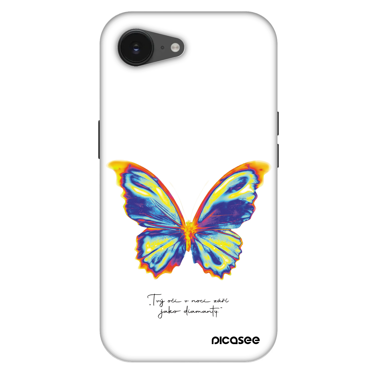 Picasee Fashion Case MagSafe na Apple iPhone 16e - Diamanty White