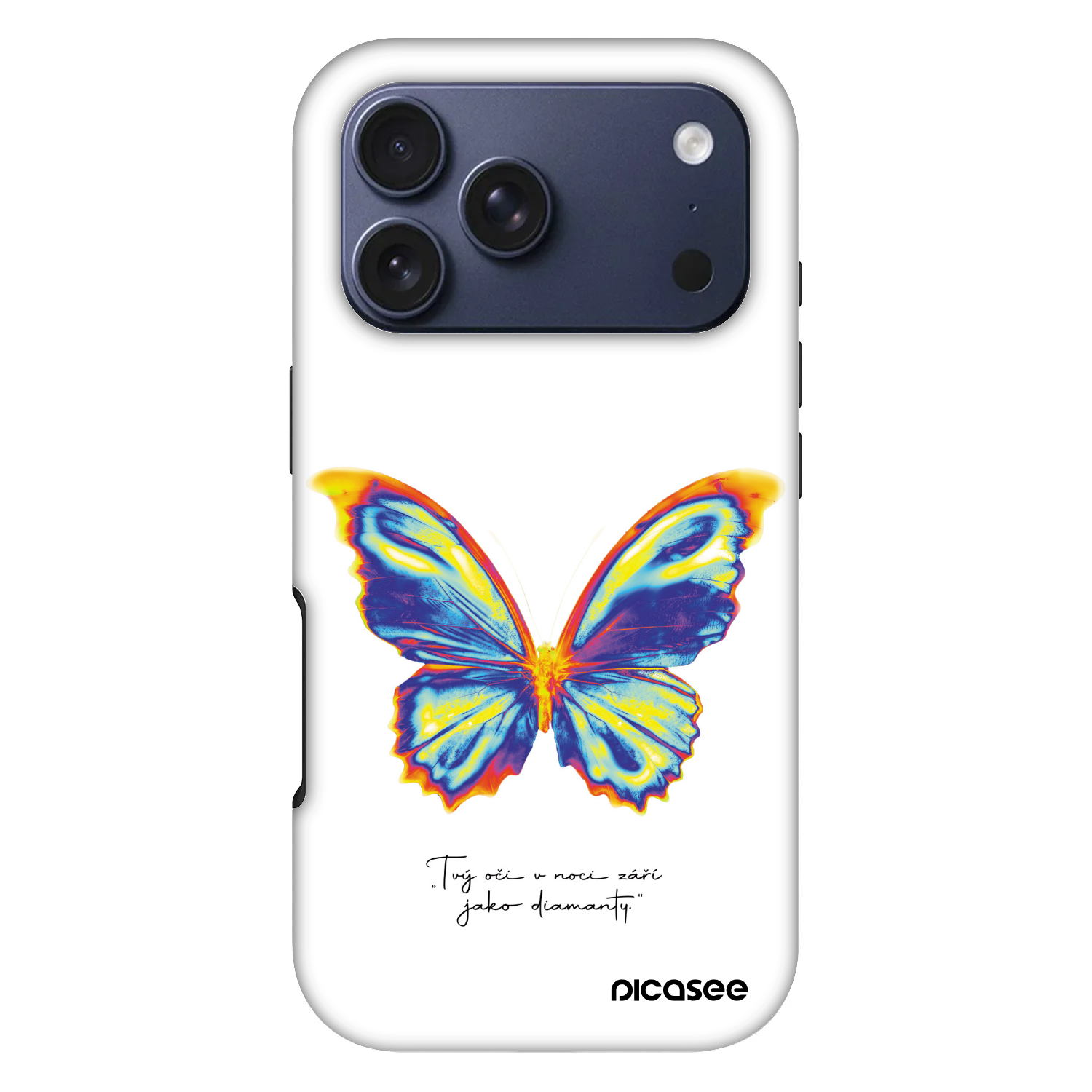 Picasee Fashion Case MagSafe na Apple iPhone 17 Pro - Diamanty White