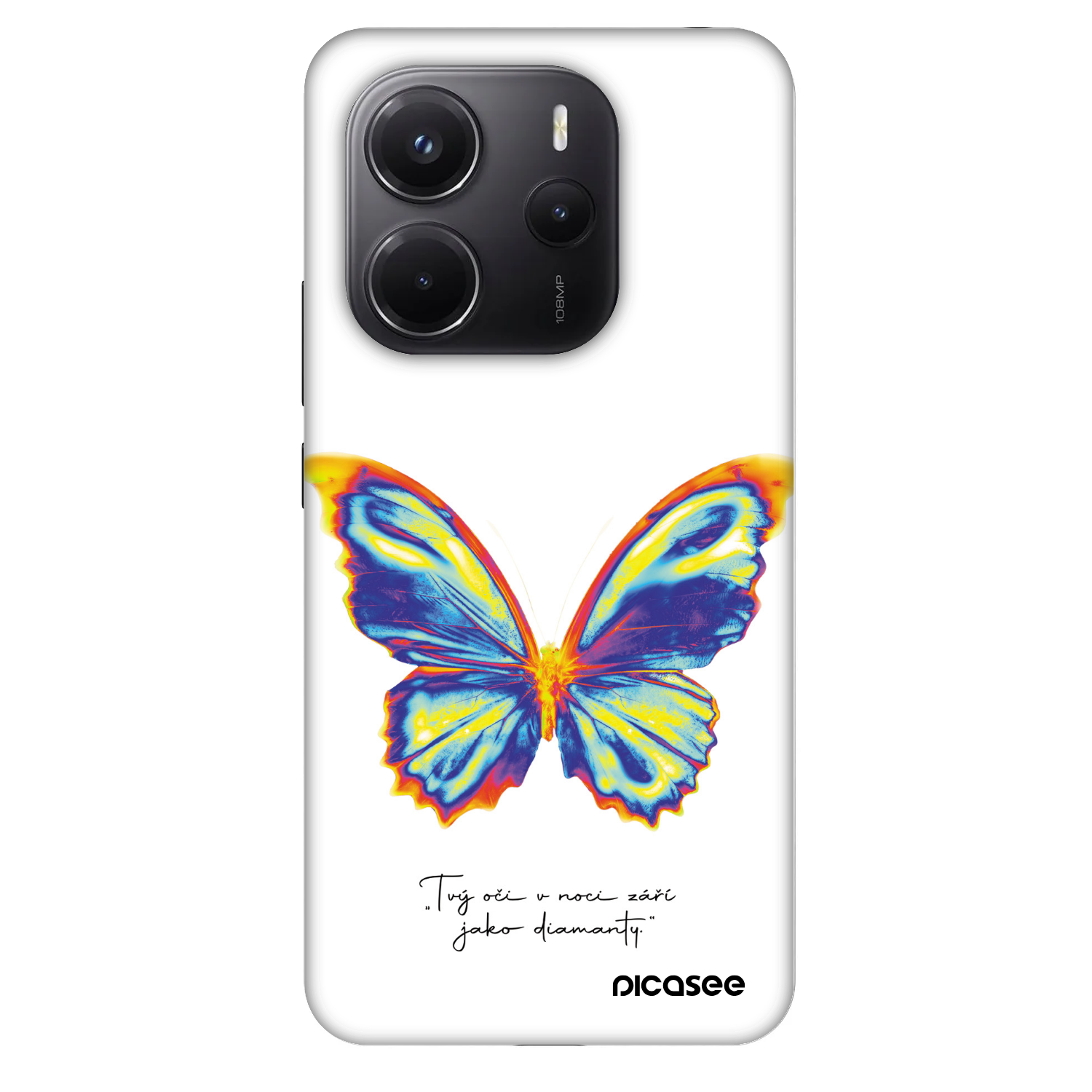 Picasee Fashion Case na Xiaomi Redmi Note 14 4G - Diamanty White