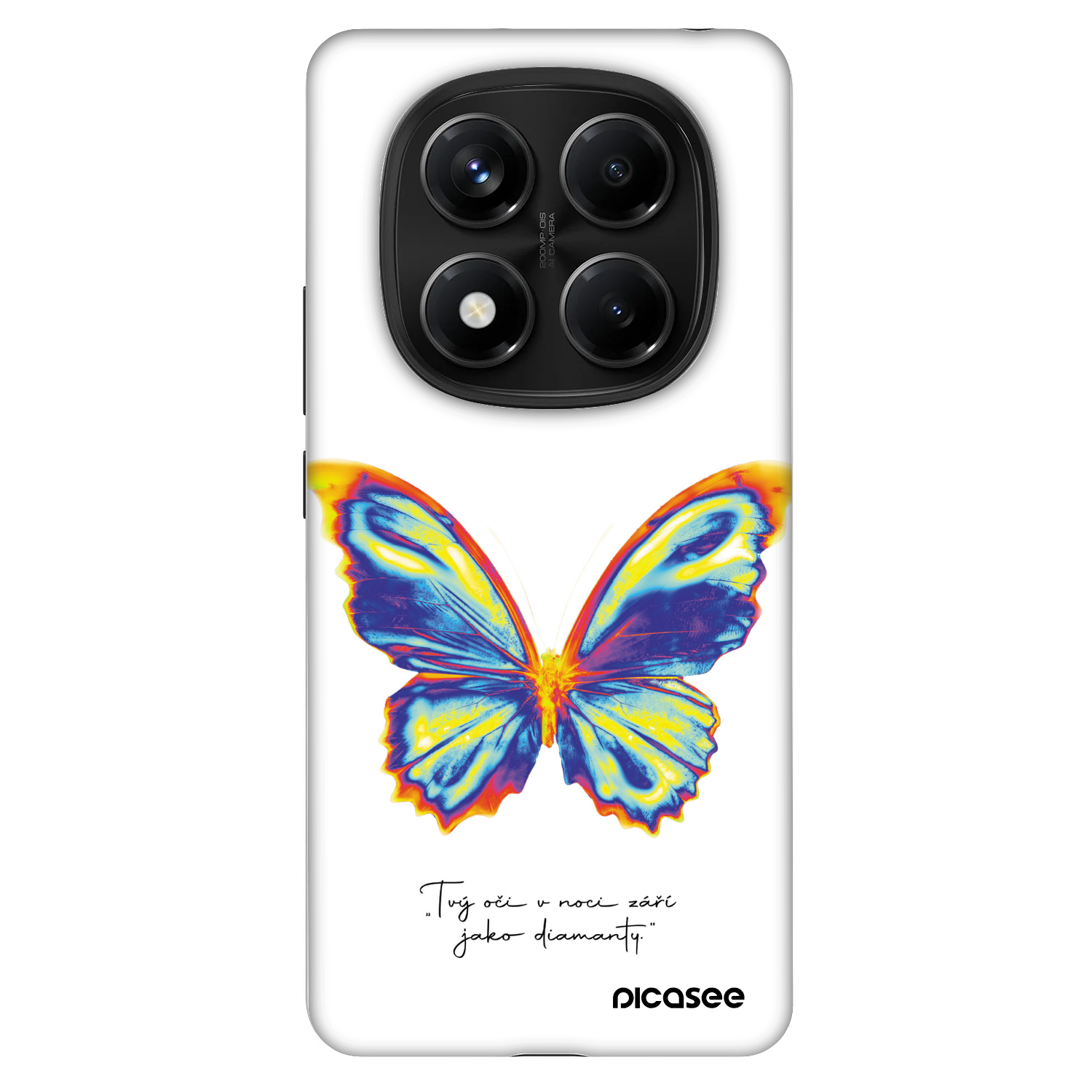 Picasee Fashion Case na Xiaomi Redmi Note 14 Pro 4G - Diamanty White