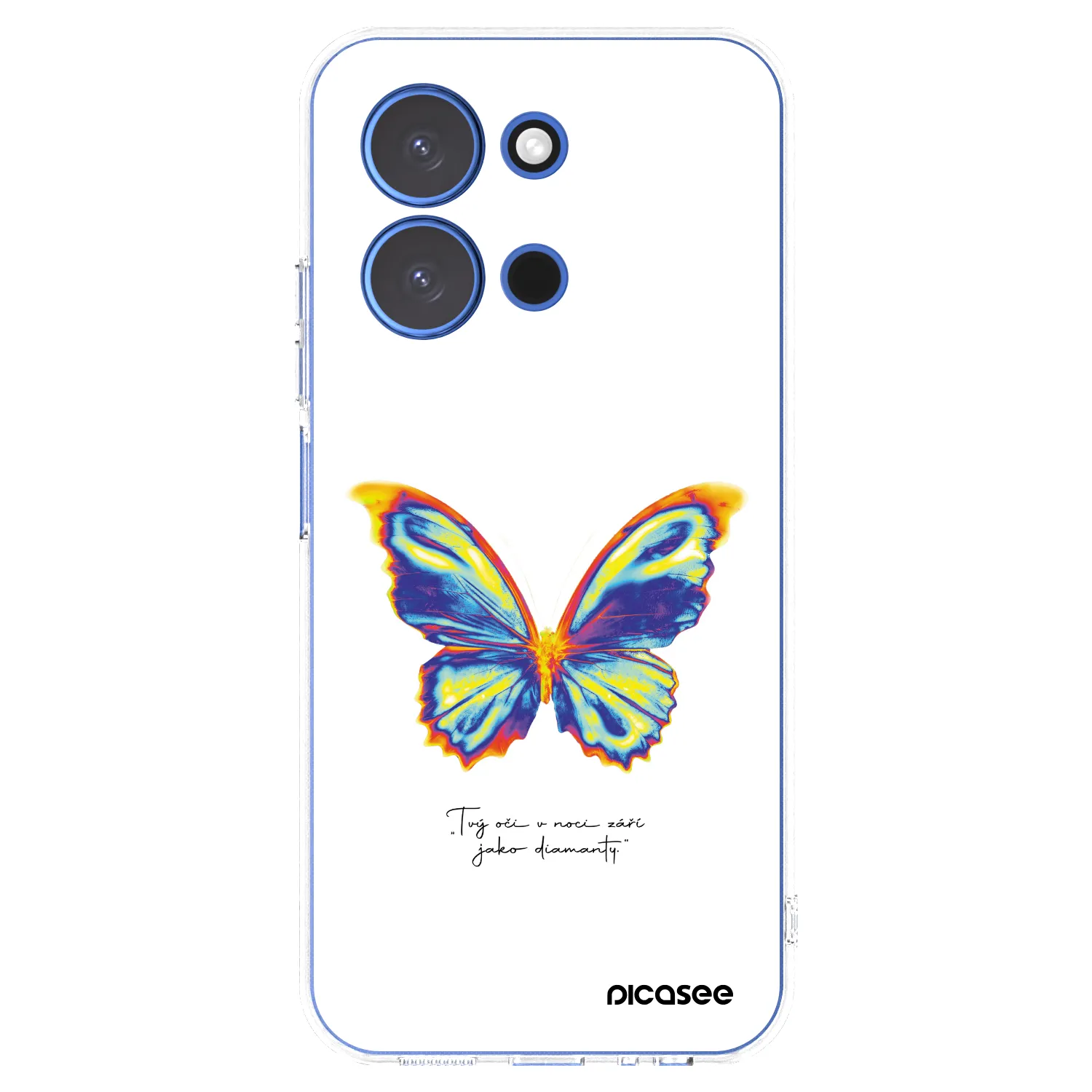 Picasee silikonowe przeźroczyste etui na Xiaomi Redmi 15C 4G - Diamanty White
