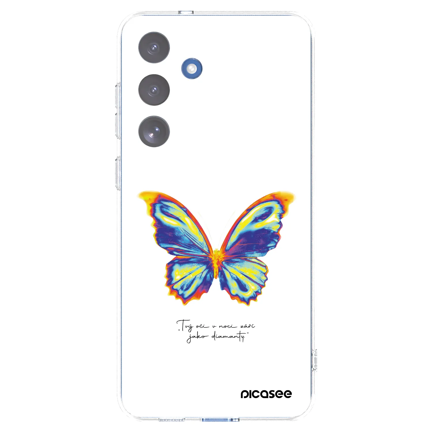 Picasee silikonowe przeźroczyste etui na Samsung Galaxy S25 FE 5G - Diamanty White