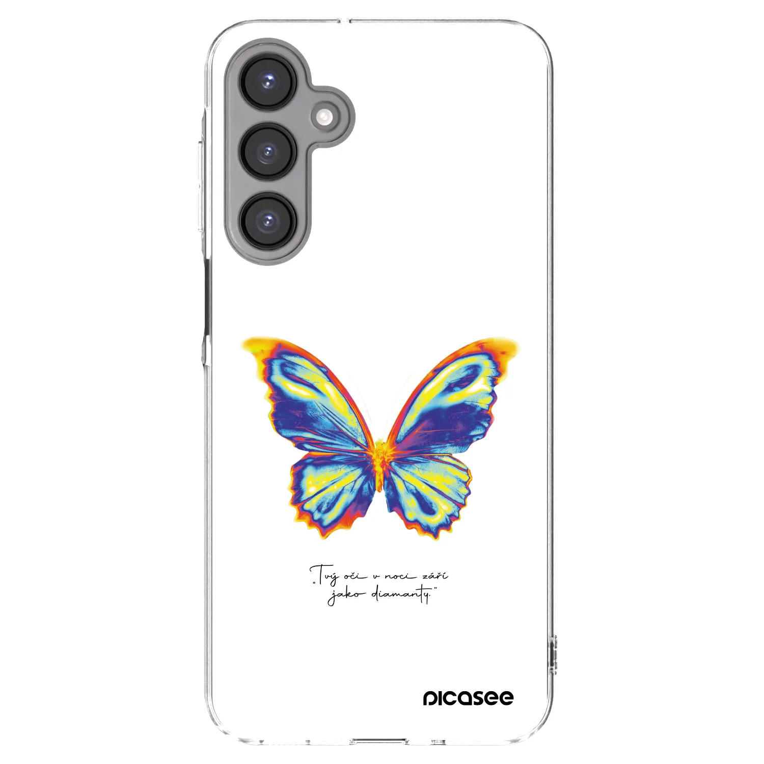 Picasee silikonowe przeźroczyste etui na Samsung Galaxy A16 4G - Diamanty White