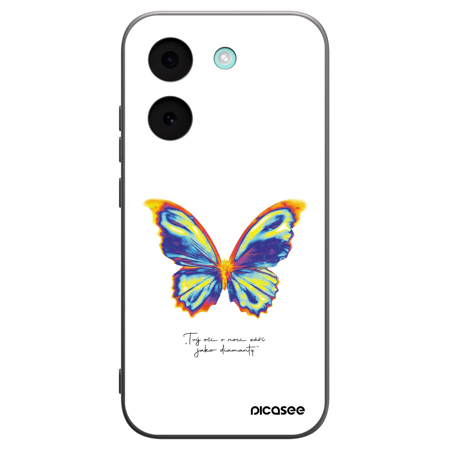 Picasee silikonowe czarne etui na Xiaomi Poco X8 Pro - Diamanty White
