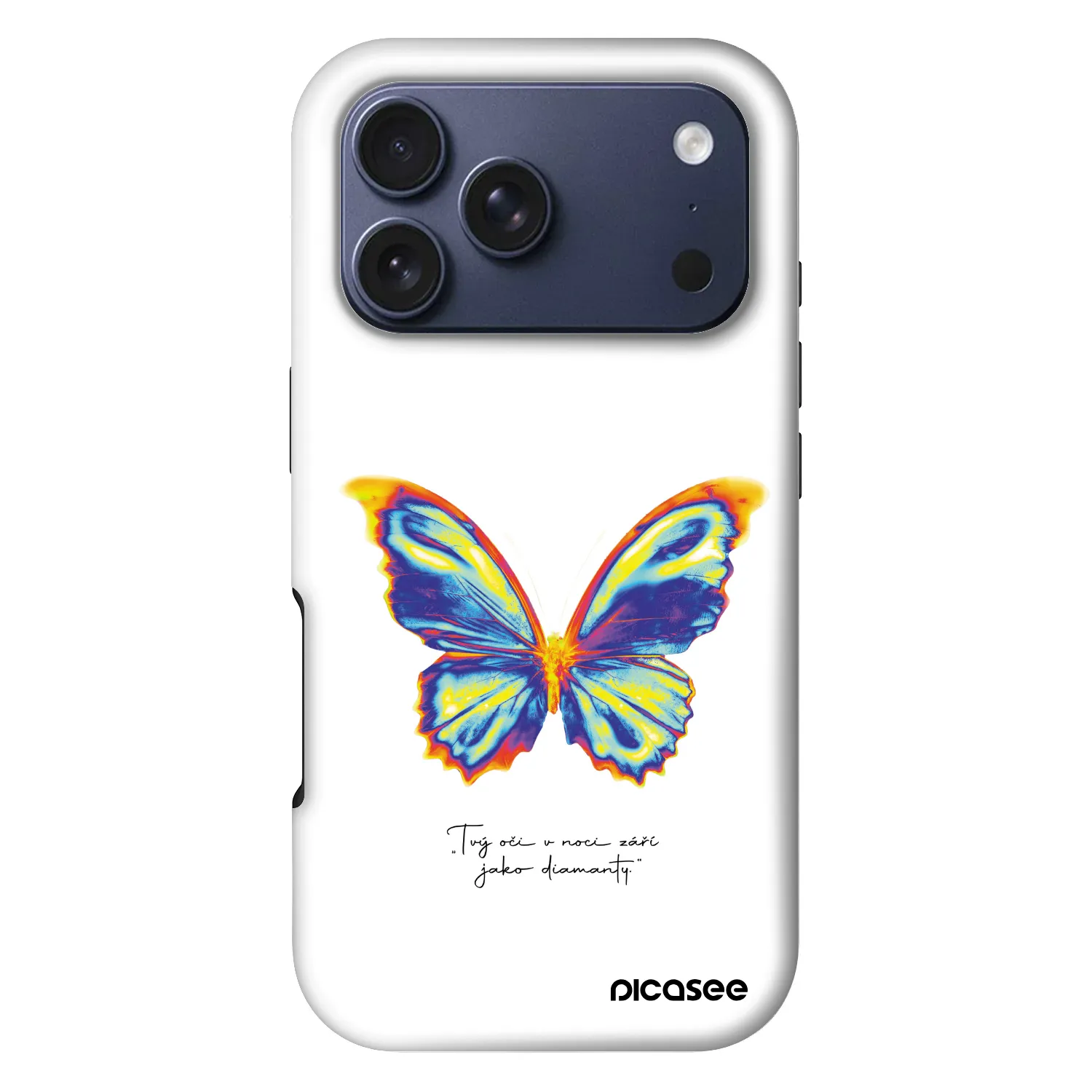 Picasee Fashion Case MagSafe na Apple iPhone 18 Pro - Diamanty White