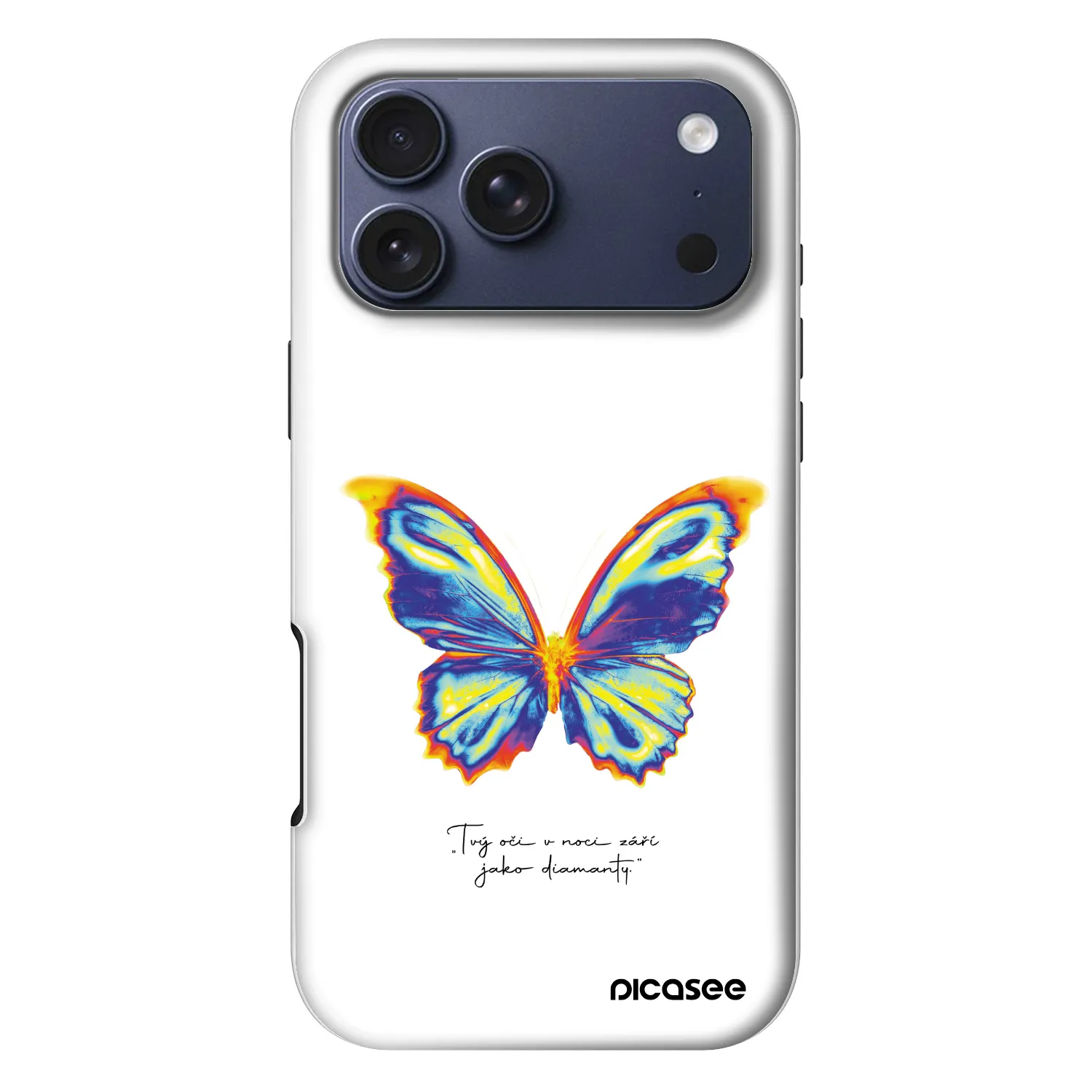Picasee Fashion Case MagSafe na Apple iPhone 18 Pro Max - Diamanty White