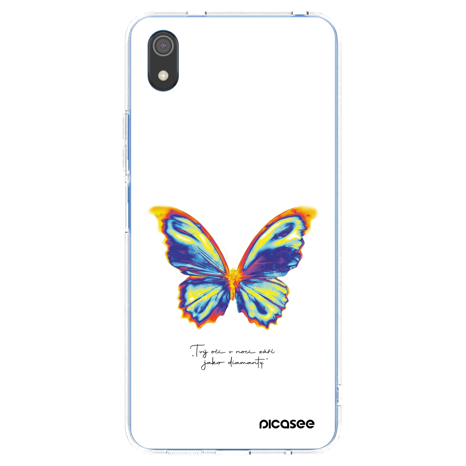 Picasee silikonowe przeźroczyste etui na Xiaomi Redmi 7A - Diamanty White