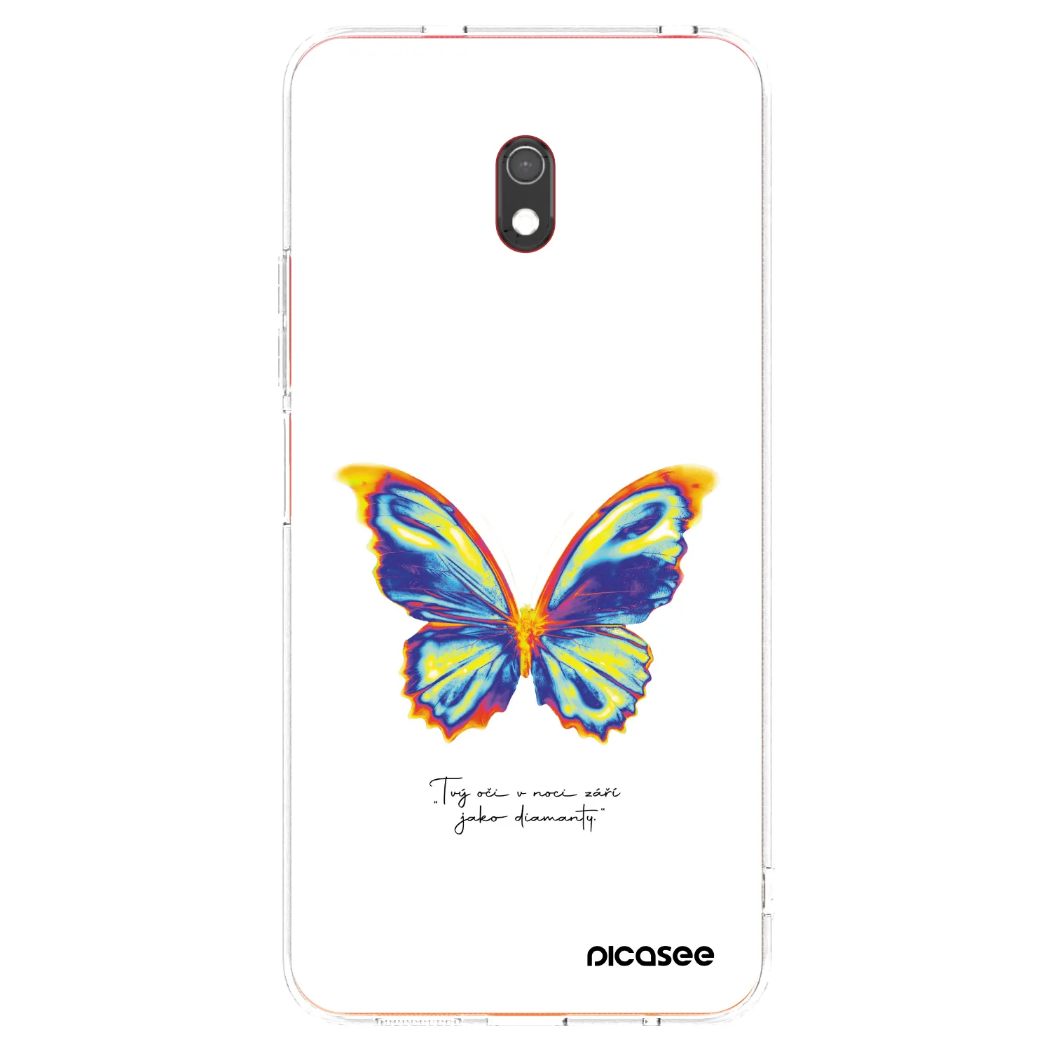 Picasee silikonowe przeźroczyste etui na Xiaomi Redmi 8A - Diamanty White