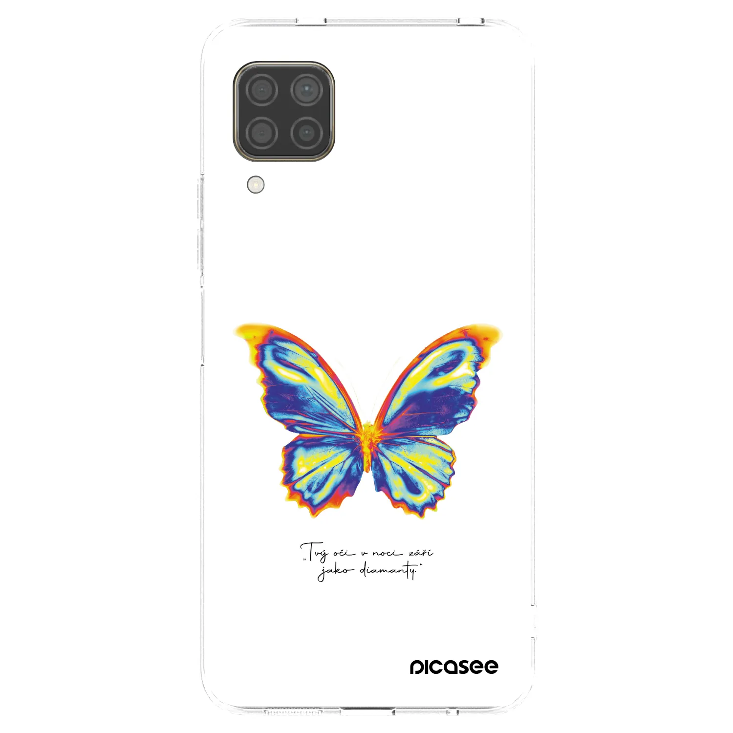Picasee silikonowe przeźroczyste etui na Huawei P40 Lite - Diamanty White