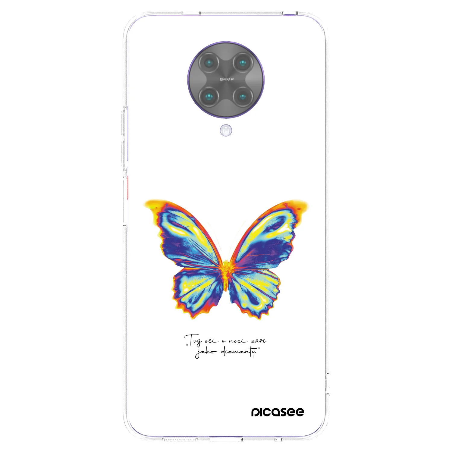 Picasee silikonowe przeźroczyste etui na Xiaomi Poco F2 Pro - Diamanty White