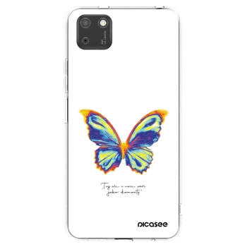 Picasee silikonowe przeźroczyste etui na Huawei Y5P - Diamanty White
