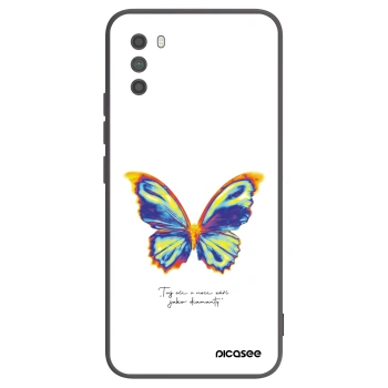 Picasee silikonowe czarne etui na Xiaomi Poco M3 - Diamanty White
