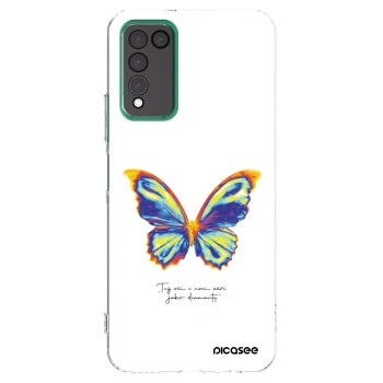 Picasee silikonowe przeźroczyste etui na Honor 10X Lite - Diamanty White