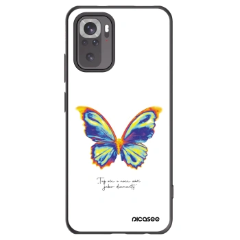 Picasee silikonowe czarne etui na Xiaomi Redmi Note 10 - Diamanty White