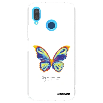 Picasee silikonowe przeźroczyste etui na Huawei P20 Lite - Diamanty White