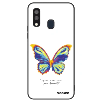 Picasee ULTIMATE CASE na Samsung Galaxy A40 A405F - Diamanty White