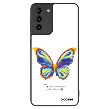 Etui na Samsung Galaxy S21+ 5G G996F - Diamanty White