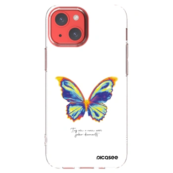 Picasee silikonowe przeźroczyste etui na Apple iPhone 13 mini - Diamanty White