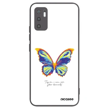 Picasee silikonowe czarne etui na Xiaomi Redmi Note 10 5G - Diamanty White