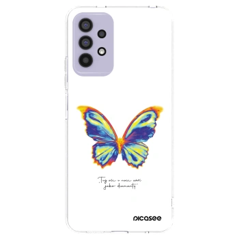 Picasee silikonowe przeźroczyste etui na Samsung Galaxy A32 4G SM-A325F - Diamanty White
