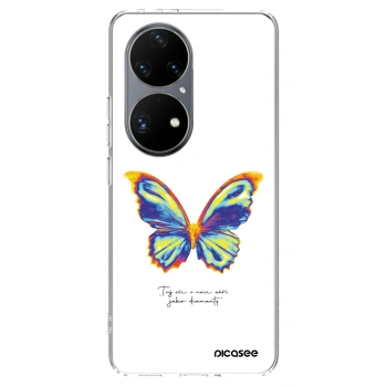 Etui na Huawei P50 - Diamanty White