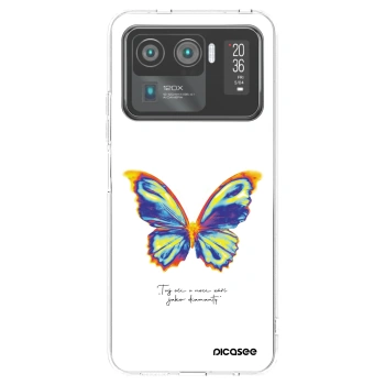 Picasee silikonowe przeźroczyste etui na Xiaomi Mi 11 Ultra - Diamanty White