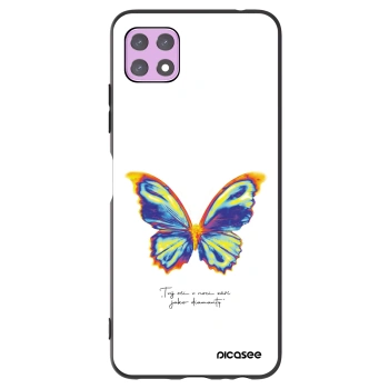 Picasee silikonowe czarne etui na Samsung Galaxy A22 A226B 5G - Diamanty White