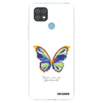 Picasee silikonowe przeźroczyste etui na Realme C21 - Diamanty White