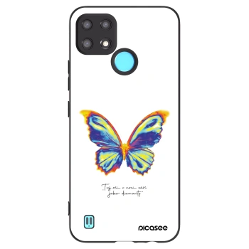 Etui na Realme C21 - Diamanty White