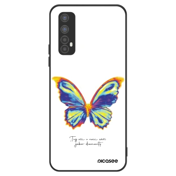 Etui na Realme 7 - Diamanty White