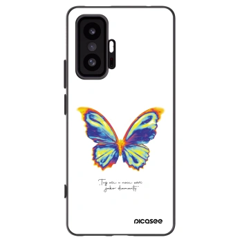 Picasee silikonowe czarne etui na Xiaomi 11T Pro - Diamanty White