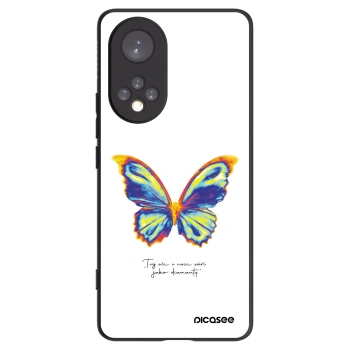 Picasee silikonowe czarne etui na Huawei Nova 9 - Diamanty White