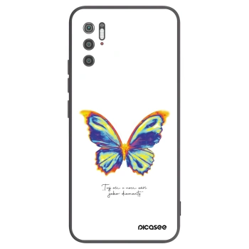Picasee silikonowe czarne etui na Xiaomi Poco M3 Pro 5G - Diamanty White
