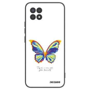 Picasee silikonowe czarne etui na Realme 8i - Diamanty White