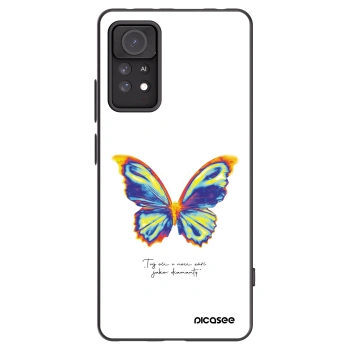 Picasee silikonowe czarne etui na Xiaomi Redmi Note 11 Pro 5G - Diamanty White