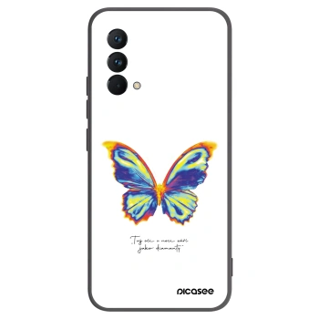 Picasee silikonowe czarne etui na Realme GT Master Edition 5G - Diamanty White