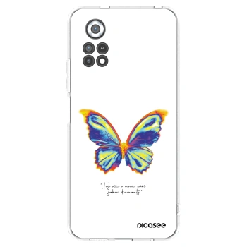 Picasee silikonowe przeźroczyste etui na Xiaomi Poco X4 Pro 5G - Diamanty White