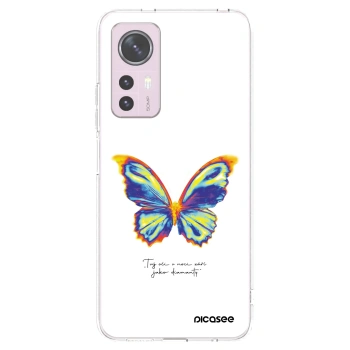 Picasee silikonowe przeźroczyste etui na Xiaomi 12 - Diamanty White