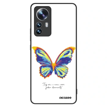 Etui na Xiaomi 12 Pro - Diamanty White