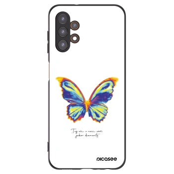 Picasee silikonowe czarne etui na Samsung Galaxy A13 4G A135 - Diamanty White